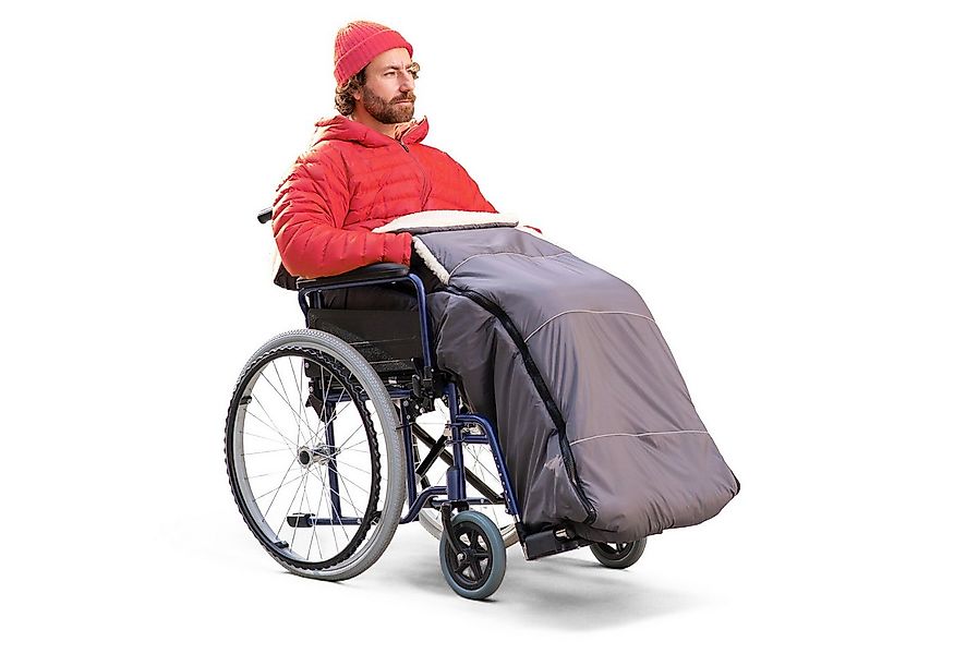 novely® Fußsack KARLO Rollstuhl-Fußsack Lammwolle/Polyester für Rollstühle günstig online kaufen