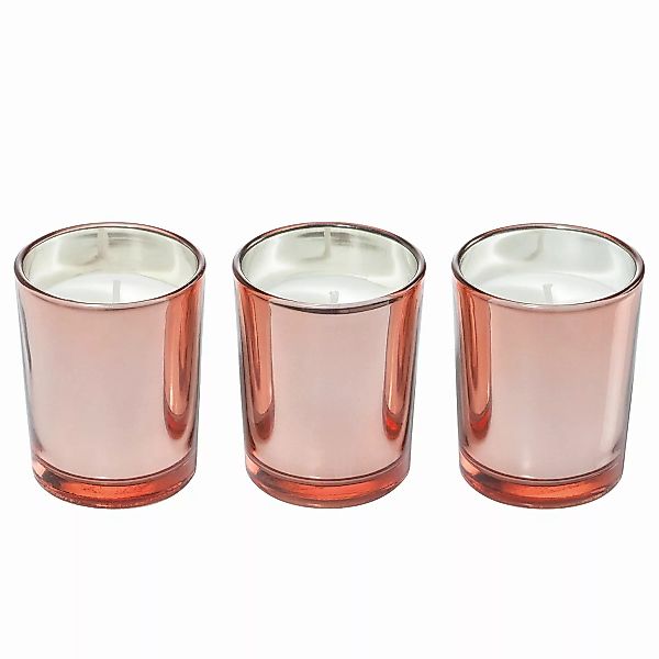 home24 Ritzenhoff Duftkerzen Pomegranate Glas Rund Kupfer 5x9x5 cm (BxHxT) günstig online kaufen