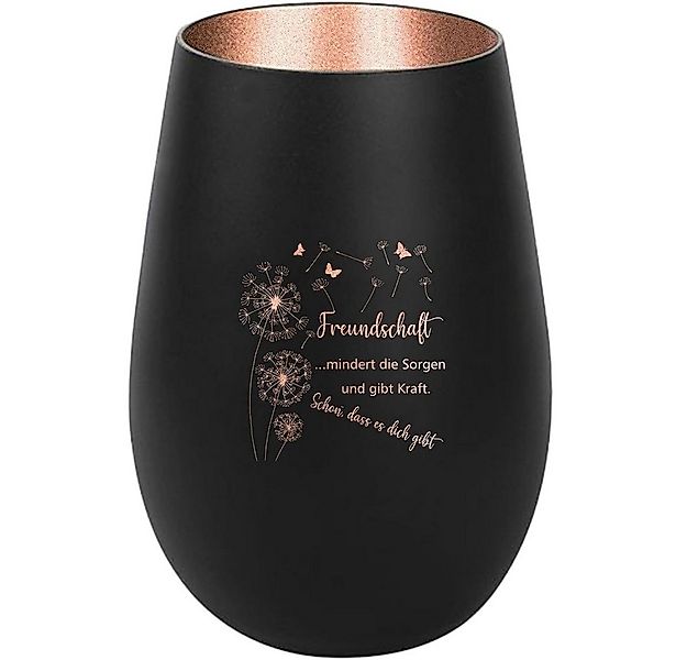 Der Porzellan-Laden Windlicht Personalisiertes Windlicht: 'Freundschaft min günstig online kaufen
