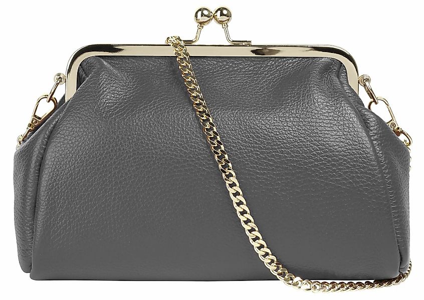 Cluty Abendtasche, echt Leder, Made in Italy günstig online kaufen