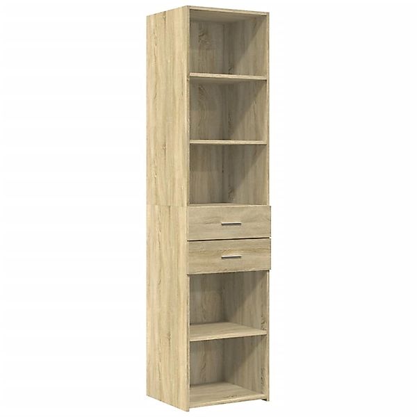 vidaXL Highboard Sonoma-Eiche 45x42,5x185 cm Holzwerkstoff 3281450 günstig online kaufen