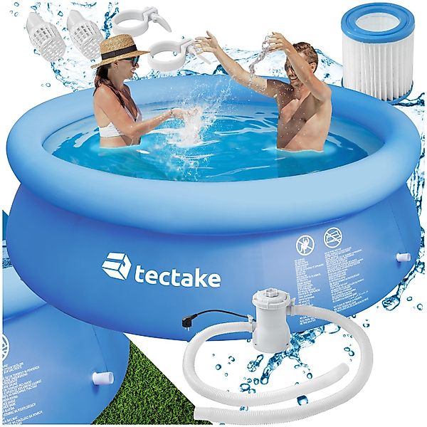 tectake Planschbecken Swimming Pool, rund günstig online kaufen