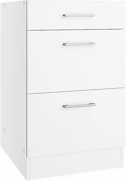 KOCHSTATION Unterschrank »KS-Milan« Auszugschrank 50 cm, matte oder hochglä günstig online kaufen