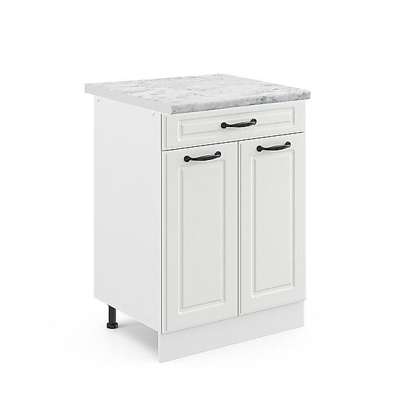 Vicco Unterschrank R-Line, Weiß Landhaus/Weiß, 60 günstig online kaufen