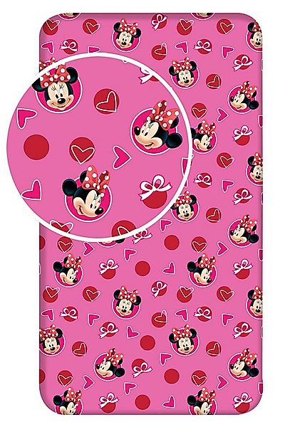 Disney Spannbettlaken Minnie, Frottee, Gummizug: an den Ecken, (1 Stück) günstig online kaufen