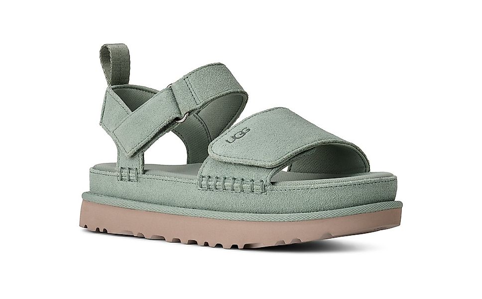 UGG W GOLDENSTAR Riemchensandale, Plateausandale, Sandalette mit zwei Klett günstig online kaufen