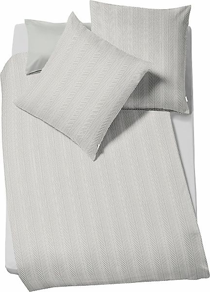 fleuresse Bettwäsche "Jade" 2 Stk. tlg. mit dezentem Muster günstig online kaufen