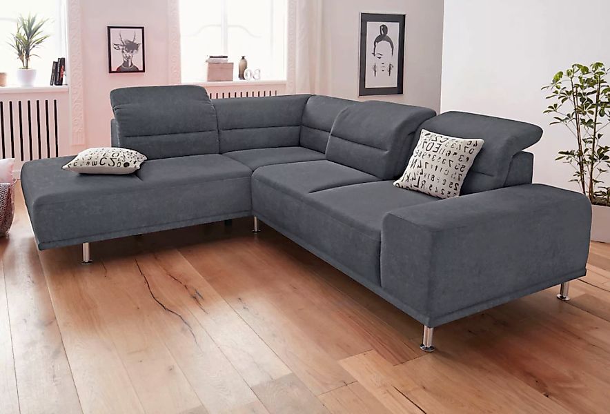 sit&more Ecksofa "Mariola L-Form", mit Federkern und Ottomane, inklusive Si günstig online kaufen