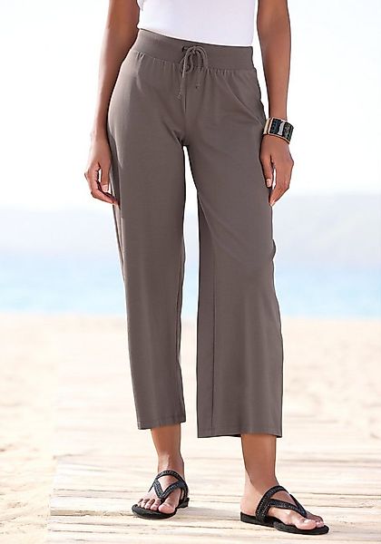 Beachtime 7/8-Strandhose aus weichem Jersey, Wide-Leg, Jogginghose, Relaxho günstig online kaufen