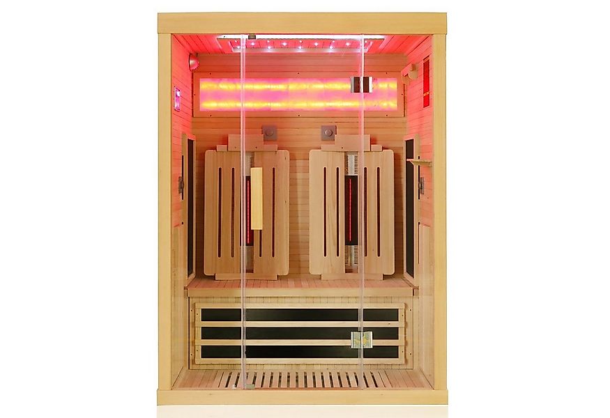 Dewello Infrarotkabine SALTCOATS 135 Wärmekabine, bis zu 2 Personen, BxTxH: günstig online kaufen
