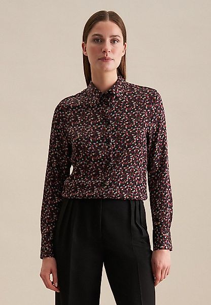 seidensticker Hemdbluse Schwarze Rose 1/1 Kragen Druck günstig online kaufen