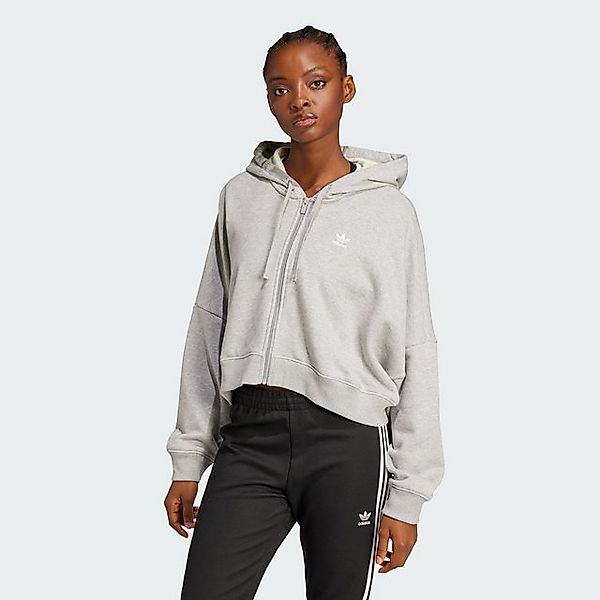 adidas Originals Crop-Top ESSENTIALS SHORT FRENCH TERRY KAPUZENJACKE günstig online kaufen