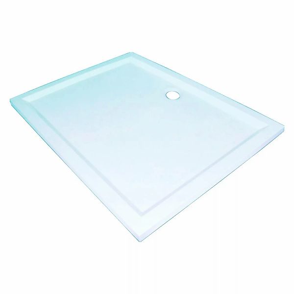 Sanotechnik Duschwanne Viva Rechteck 120 cm x 80 cm Weiß günstig online kaufen