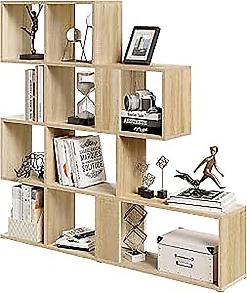 EUGAD Bücherregal, 1-tlg., 4 Ebenen, mit günstig online kaufen