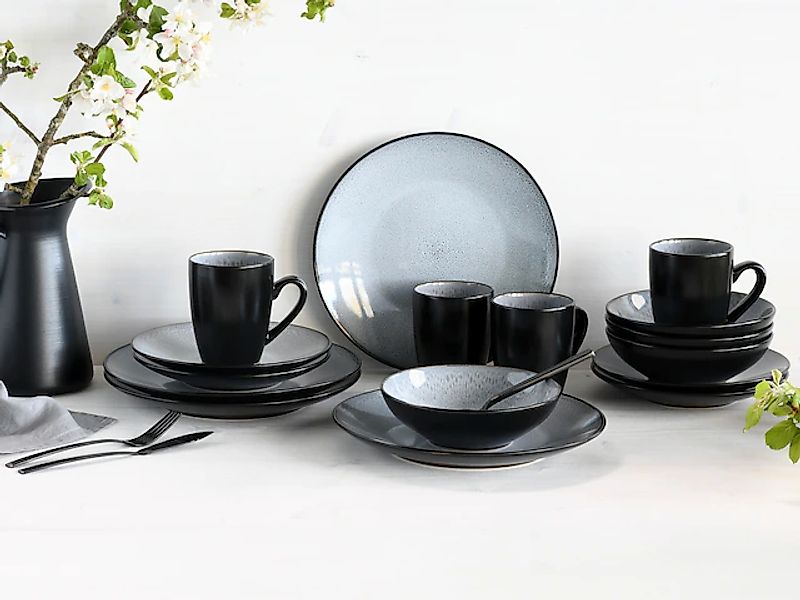 my home Kombiservice »modernes Geschirr-Set, Service Grönvik«, (Set, 16 tlg günstig online kaufen