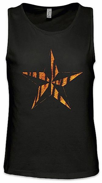 Urban Backwoods Tanktop Tiger Nautical Star Ärmelloses T-Shirt Tattoo Stern günstig online kaufen