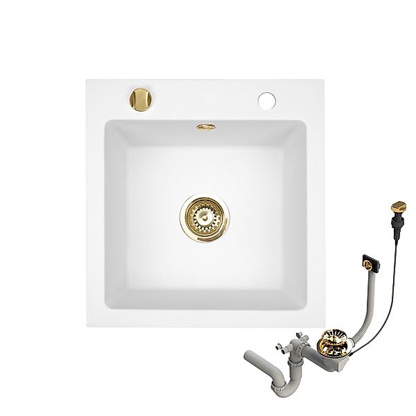 Faizee Möbel Granitspüle Granitspüle 48x50 +Armatur günstig online kaufen