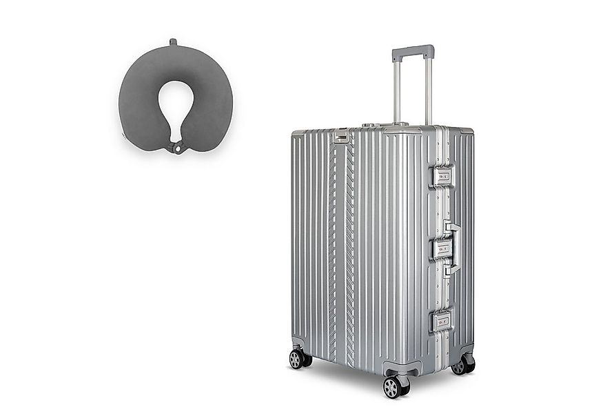 WINLIFE Trolley Hartschalen-Koffer Alu-Rahmen Silber Trolley M, L, XL + Nac günstig online kaufen