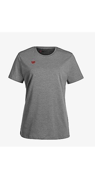 Wilson Tennisshirt Cotton (Baumwolle) grau Damen günstig online kaufen
