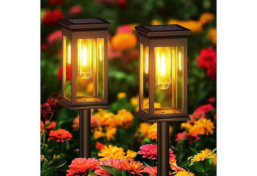 BlingBin LED Solarleuchte Solarlampen für Außen Garten Stehend, Solarleucht günstig online kaufen