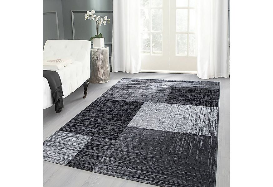 Carpettex Designteppich Abstrakt Kariert Design, Rechteckig, Höhe: 6 mm, Ku günstig online kaufen
