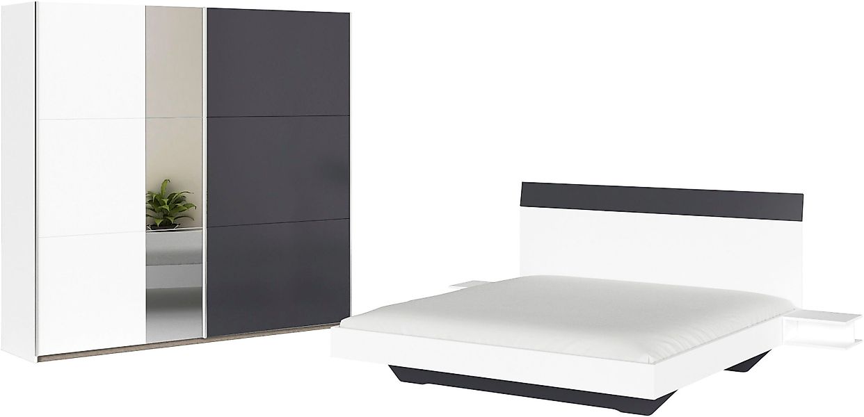rauch Schlafzimmer-Set Monza, mit Schwebetürenschrank Breite günstig online kaufen