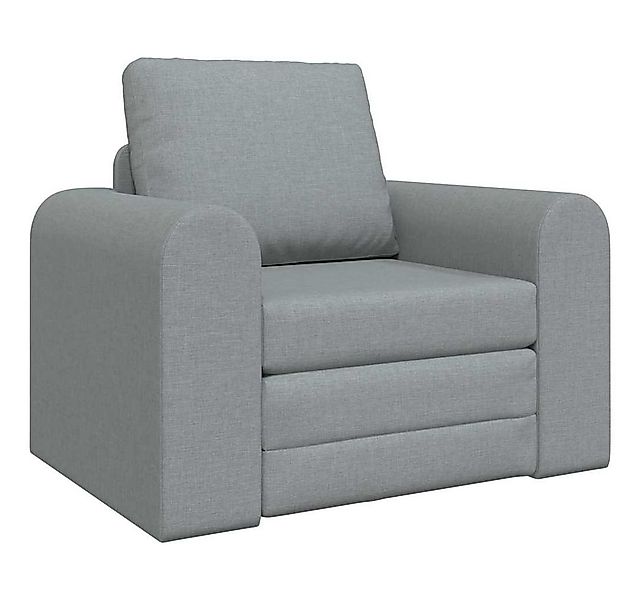 vidaXL Sofa Sofa Bett Hellgrau 98 x 71 x 83 cm Stoff, 1 Teile günstig online kaufen