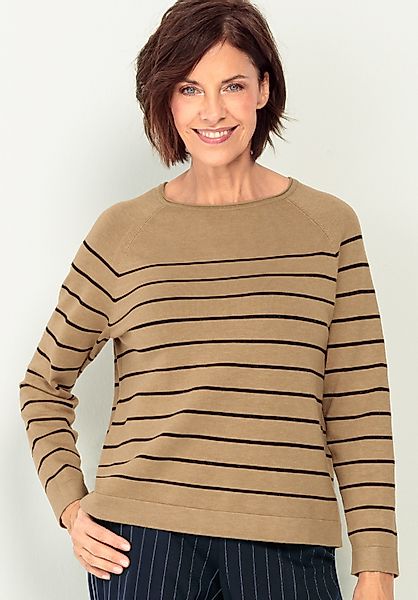 bianca Strickpullover REMIS Querstreifen mit dezentem günstig online kaufen