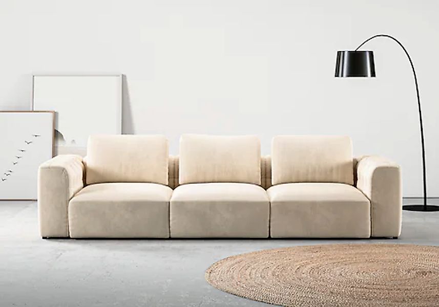 Home affaire 3-Sitzer »Cushid« Modulsofa, bestehend aus 3 Teilen, Breite 30 günstig online kaufen