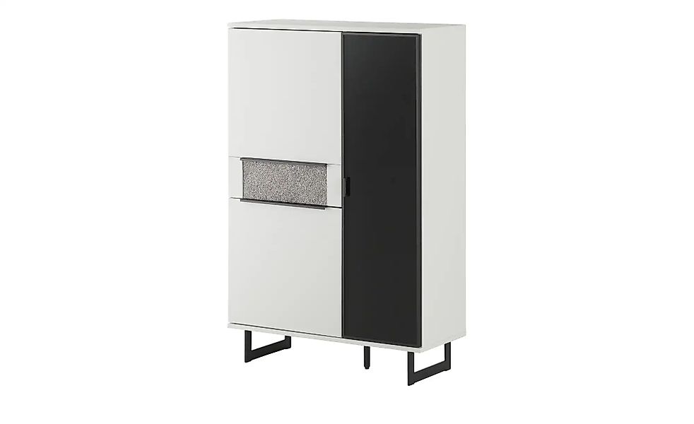 Jette Home Highboard  Stone ¦ weiß ¦ Maße (cm): B: 91 H: 139 T: 38.0 Kommod günstig online kaufen