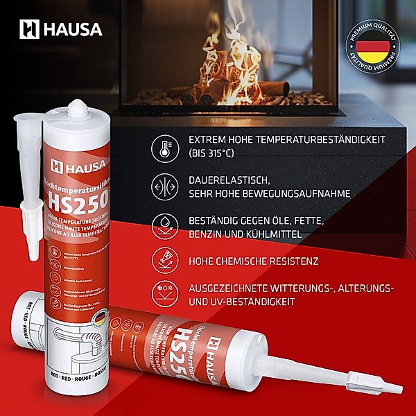 Hausa Silikon Hochtemperatur Silikon HAUSA HS250 günstig online kaufen