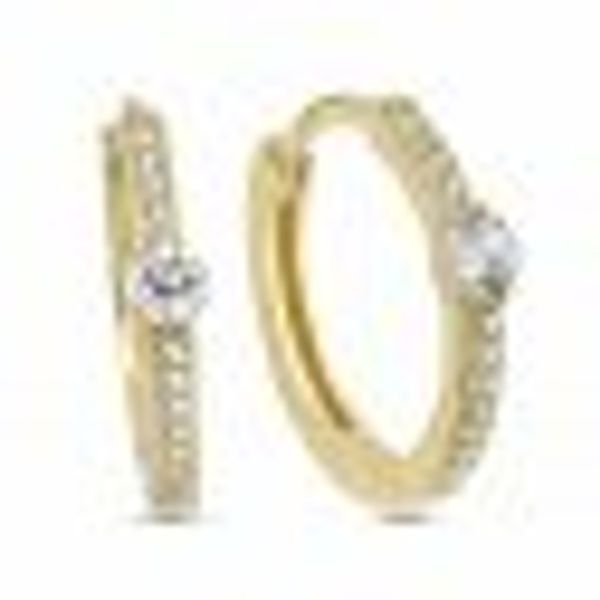 Creolen Creolen Solitär 925/- Sterling Silber günstig online kaufen