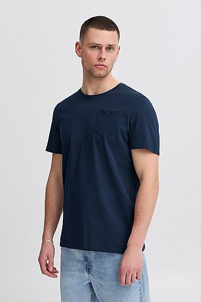 Blend Rundhalsshirt BHJAGO Basic T-Shirt mit Rundhalsausschnitt und Brustta günstig online kaufen