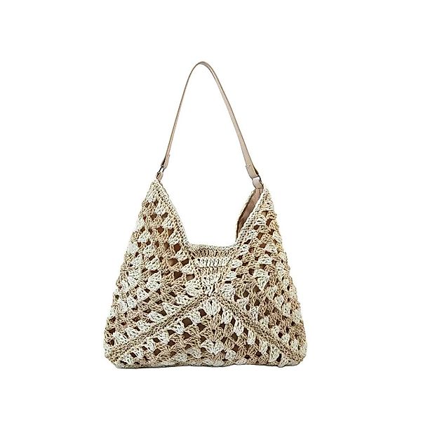 ZEUOPQ Henkeltasche Boho Stroh Schultertaschen (1-tlg., günstig online kaufen