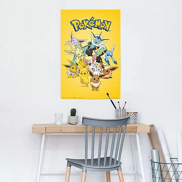 Reinders Poster "Pokémon Evolutionen" günstig online kaufen