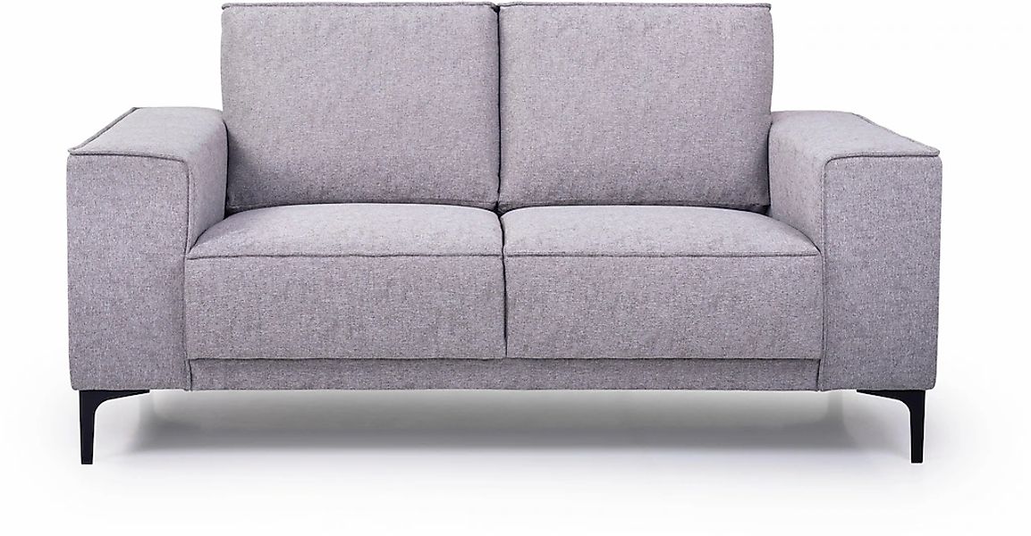 Places of Style 2-Sitzer "Kompaktsofa Oland, Struktur, Flachgewebe, Luxus-M günstig online kaufen