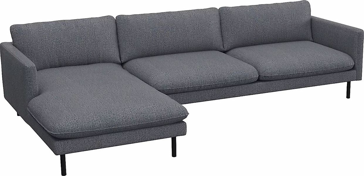 FLEXLUX Ecksofa "Bolzano, elegant und bequem, L-Form", Sitzaufbau mit Kalts günstig online kaufen
