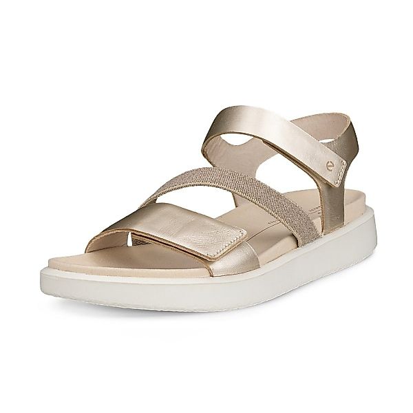 Ecco Flowt (Leder) gold Damen Sandale günstig online kaufen