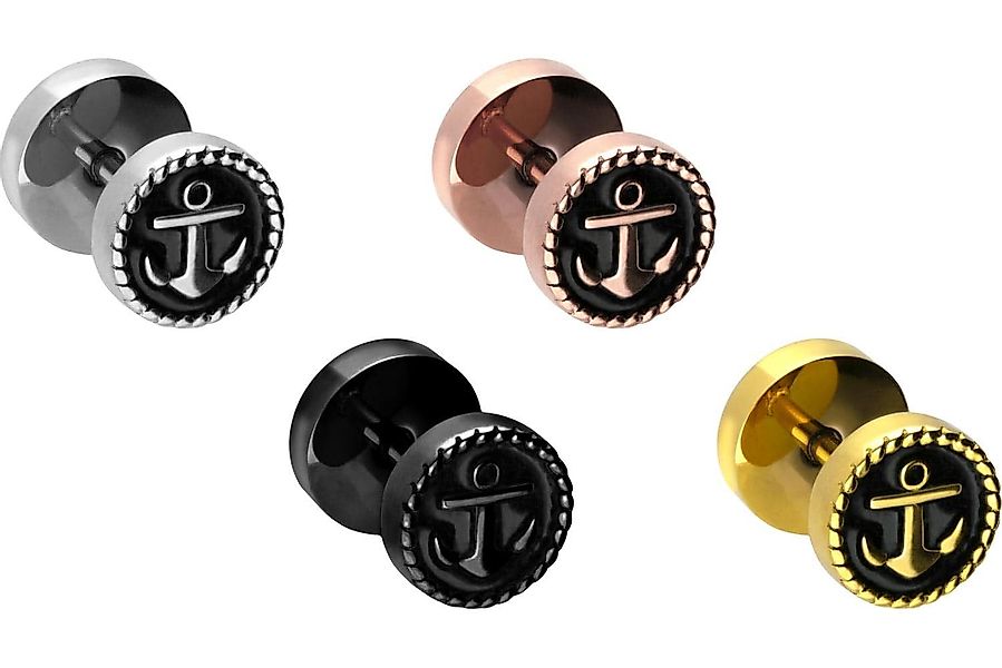 PIERCINGLINE Fake-Ear-Plug Chirurgenstahl Fake Plug ANKER günstig online kaufen