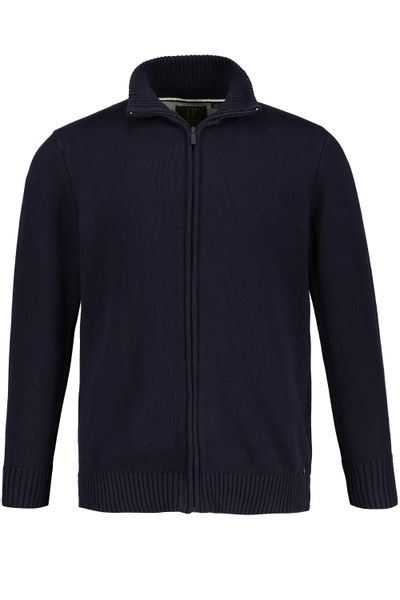 JP1880 Poloshirt Strickjacke Stehkragen Rippbündchen günstig online kaufen