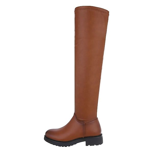 Ital-Design Damen Freizeit Plateaustiefel (82291900) Blockabsatz günstig online kaufen