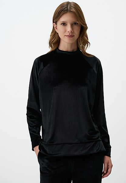 Jimmy Key Sweatshirt Rollkragen Langärmlig Samt günstig online kaufen
