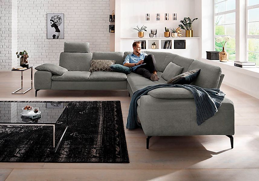 W.SCHILLIG Ecksofa "valentinoo, Designsofa, elegant und bequem, L-Form" mit günstig online kaufen
