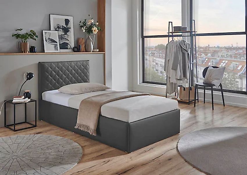 Westfalia Schlafkomfort Polsterbett »Danzig« wählweise mit Bettkasten, Härt günstig online kaufen