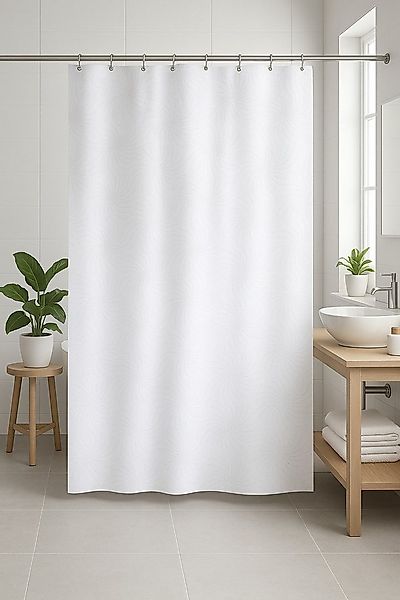 VÄLSON Duschvorhang antibakteriell, verstärkte Lochleiste. Modern & Wasserf günstig online kaufen