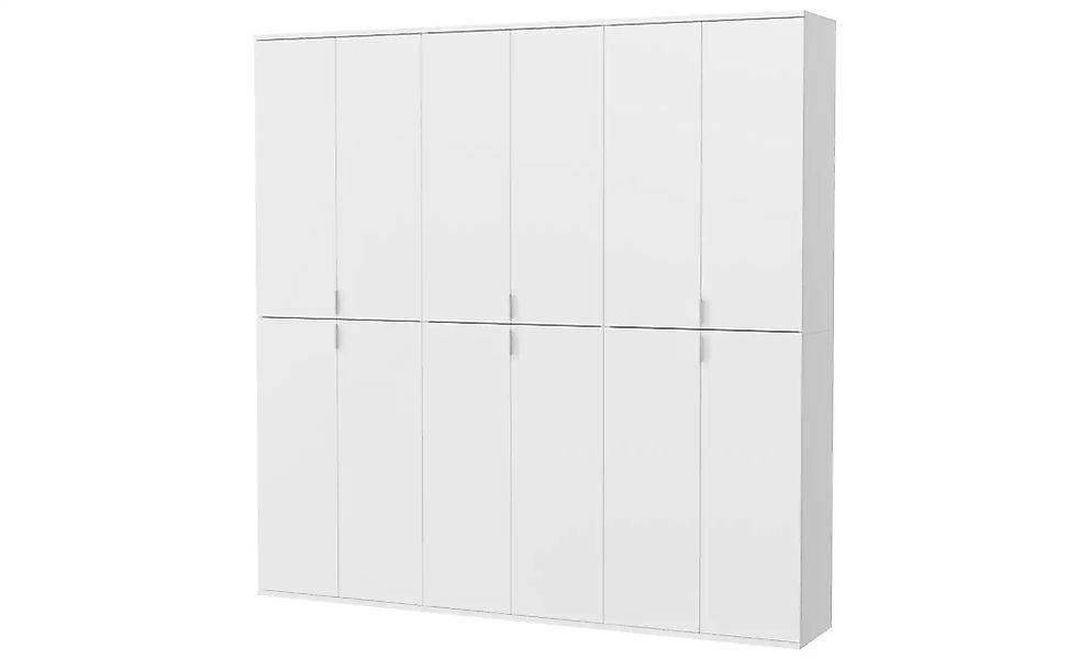 Mehrzweckschrank-Set  Projekt X ¦ weiß ¦ Maße (cm): B: 183 H: 193 T: 34.0 S günstig online kaufen