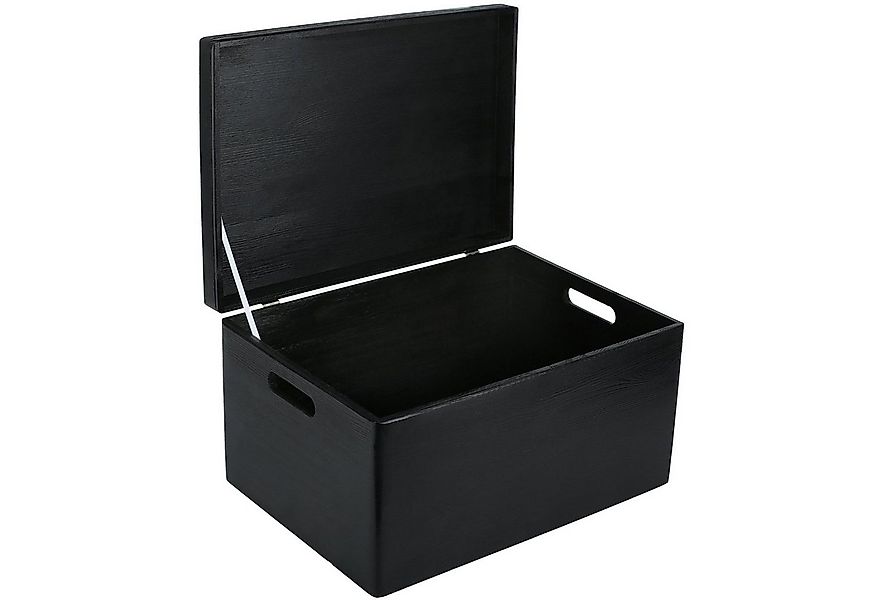 Creative Deco Holzkiste mit Deckel XXL groß 40x30x24 cm Erinnerungsbox Baby günstig online kaufen