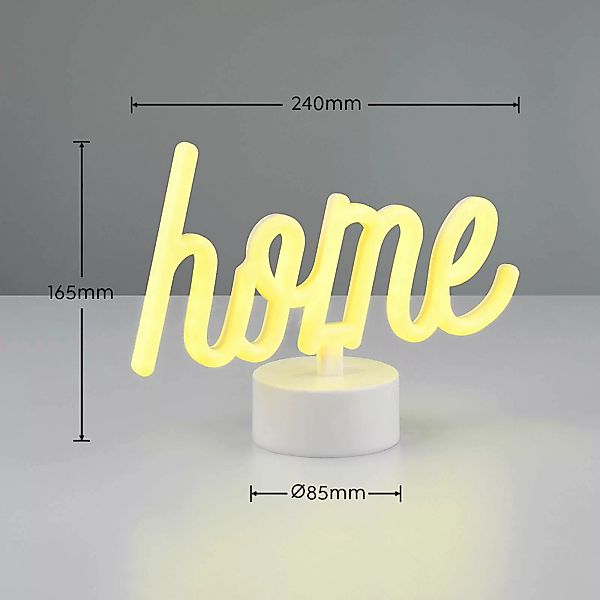 LED-Tischlampe Casa, gelb, Breite 24 cm, Kunststoff günstig online kaufen