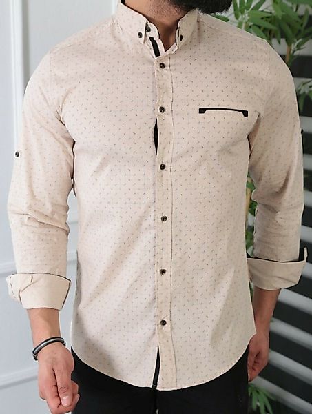 Megaman Jeans Langarmhemd H-1850 Langarmhemd Herren günstig online kaufen