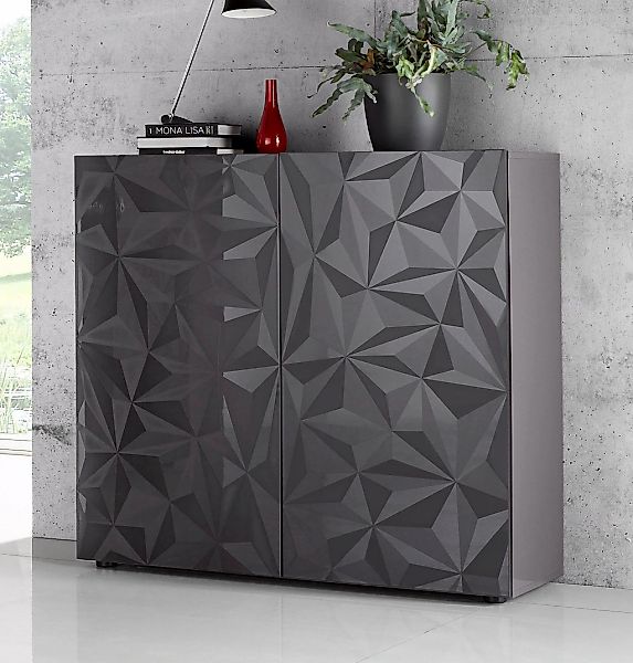 INOSIGN Highboard "Highboard Höhe 111 cm, Breite 121 cm, Kommode 2 Türen, H günstig online kaufen